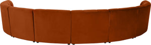 Limitless Cognac Velvet 8pc. Modular Sectional - Furnish 4 Less 98 (NY)*