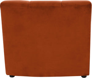 Limitless Cognac Velvet Modular Chair - Furnish 4 Less 98 (NY)*