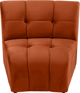 Limitless Cognac Velvet Modular Chair - Furnish 4 Less 98 (NY)*