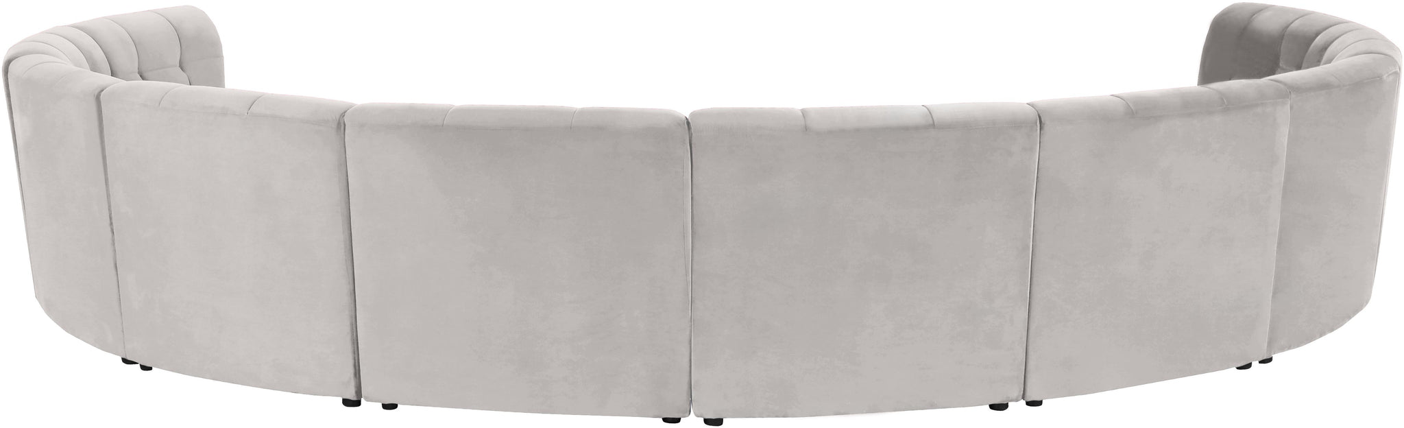 Limitless Cream Velvet 10pc. Modular Sectional - Furnish 4 Less 98 (NY)*