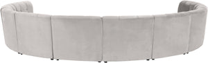 Limitless Cream Velvet 10pc. Modular Sectional - Furnish 4 Less 98 (NY)*