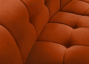 Limitless Cognac Velvet Modular Chair - Furnish 4 Less 98 (NY)*