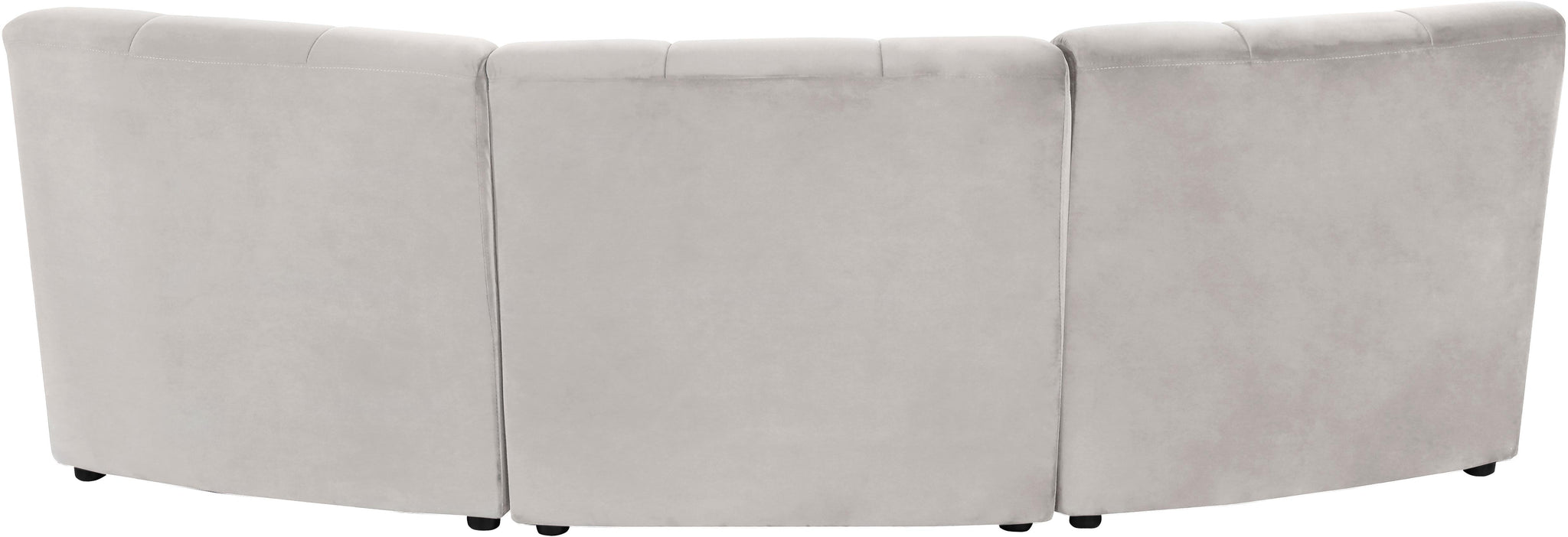 Limitless Cream Velvet 3pc. Modular Sectional - Furnish 4 Less 98 (NY)*