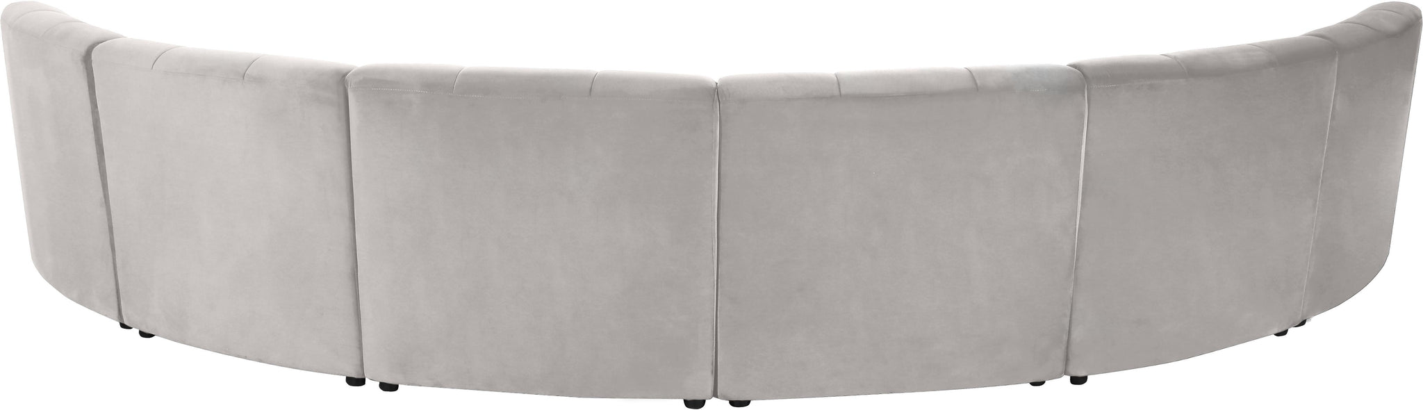 Limitless Cream Velvet 6pc. Modular Sectional - Furnish 4 Less 98 (NY)*