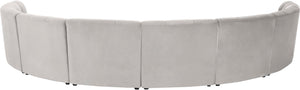 Limitless Cream Velvet 8pc. Modular Sectional - Furnish 4 Less 98 (NY)*