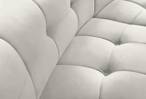 Limitless Cream Velvet Modular Chair - Furnish 4 Less 98 (NY)*