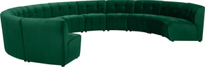 Limitless Green Velvet 11pc. Modular Sectional - Furnish 4 Less 98 (NY)*