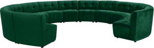 Limitless Green Velvet 13pc. Modular Sectional - Furnish 4 Less 98 (NY)*