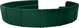 Limitless Green Velvet 13pc. Modular Sectional - Furnish 4 Less 98 (NY)*