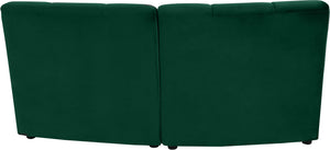 Limitless Green Velvet 2pc. Modular Sectional - Furnish 4 Less 98 (NY)*