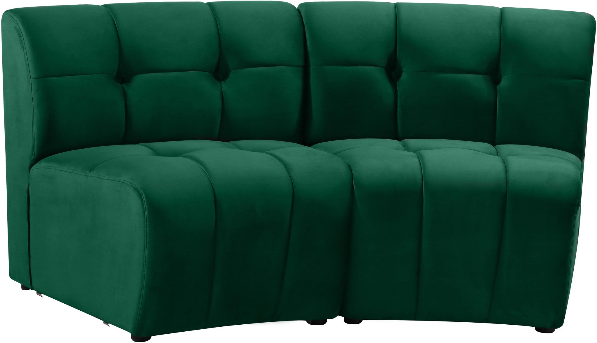 Limitless Green Velvet 2pc. Modular Sectional - Furnish 4 Less 98 (NY)*