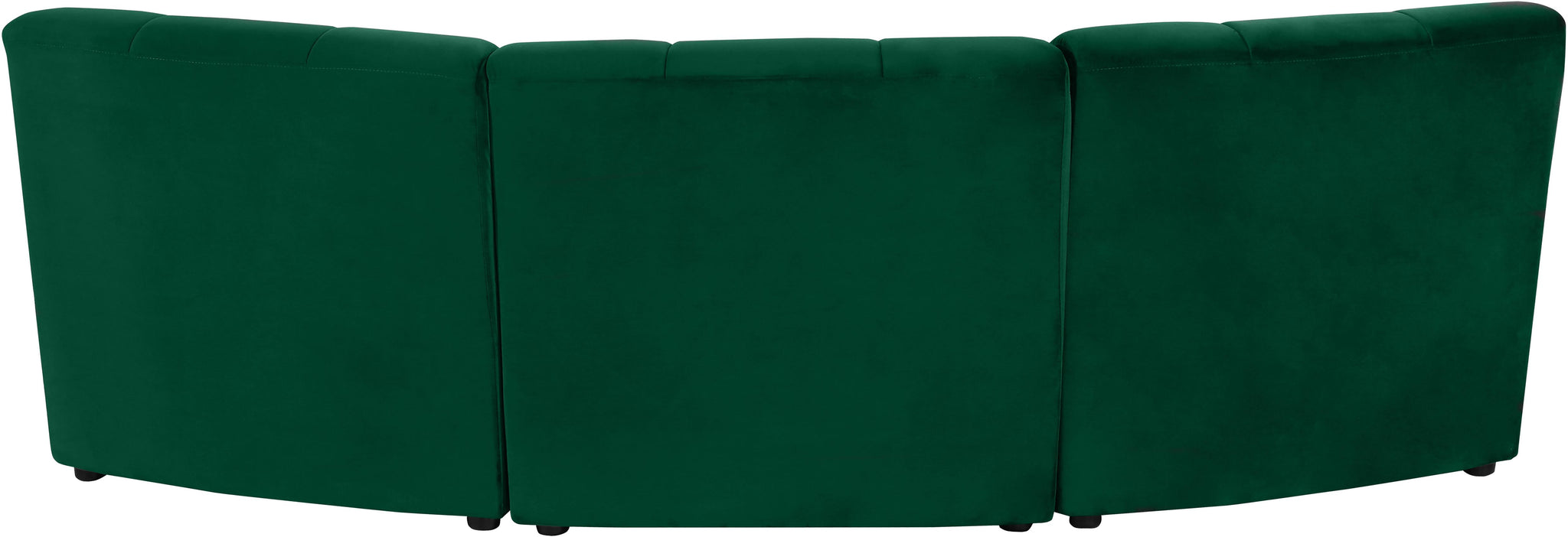 Limitless Green Velvet 3pc. Modular Sectional - Furnish 4 Less 98 (NY)*