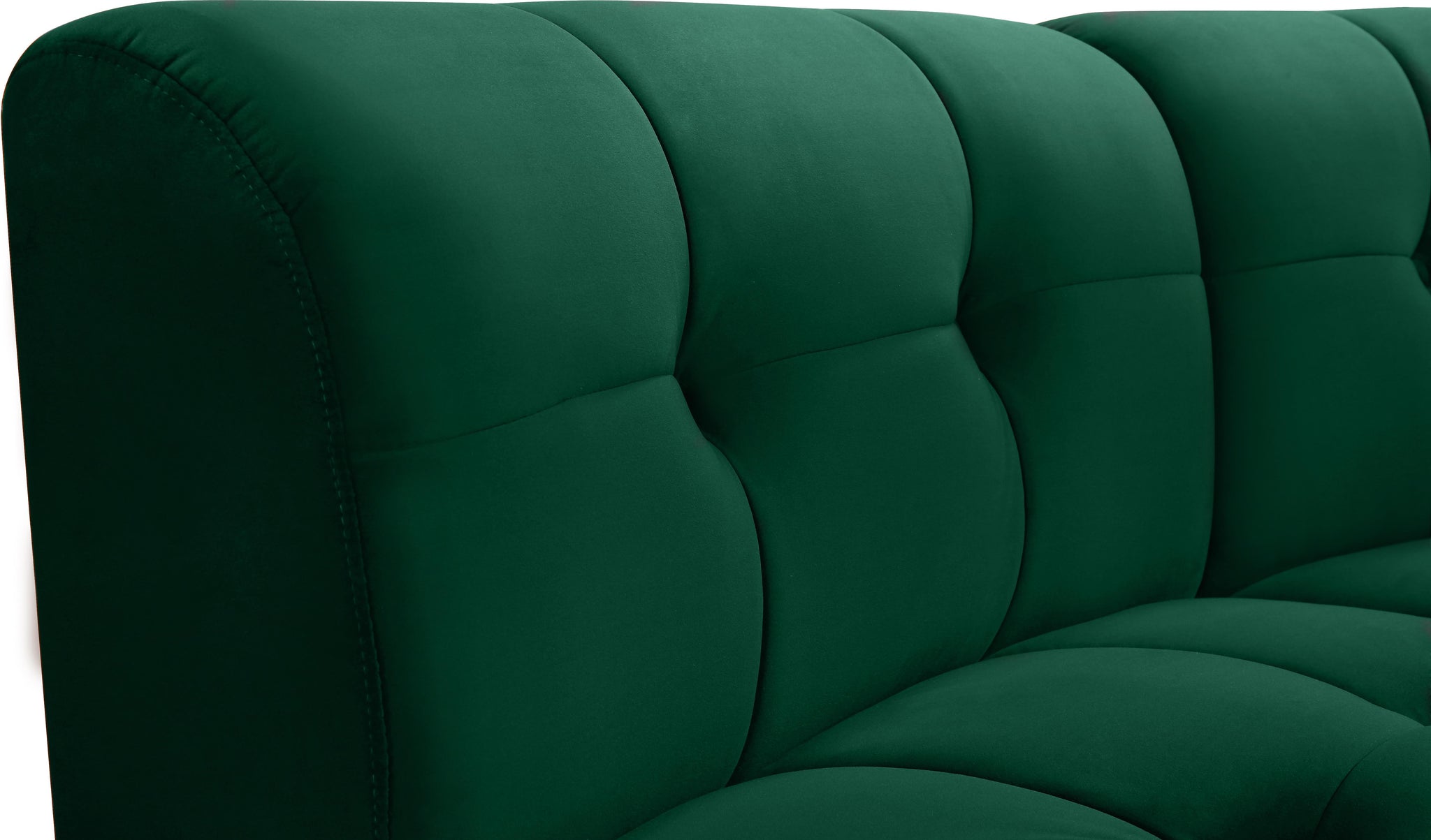 Limitless Green Velvet 14pc. Modular Sectional - Furnish 4 Less 98 (NY)*