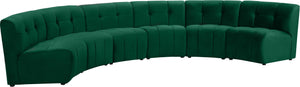 Limitless Green Velvet 6pc. Modular Sectional - Furnish 4 Less 98 (NY)*