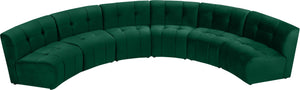 Limitless Green Velvet 6pc. Modular Sectional - Furnish 4 Less 98 (NY)*