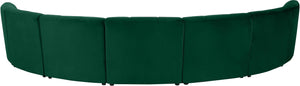 Limitless Green Velvet 7pc. Modular Sectional - Furnish 4 Less 98 (NY)*