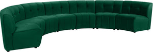 Limitless Green Velvet 7pc. Modular Sectional - Furnish 4 Less 98 (NY)*