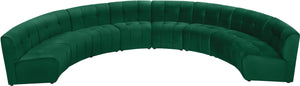 Limitless Green Velvet 8pc. Modular Sectional - Furnish 4 Less 98 (NY)*