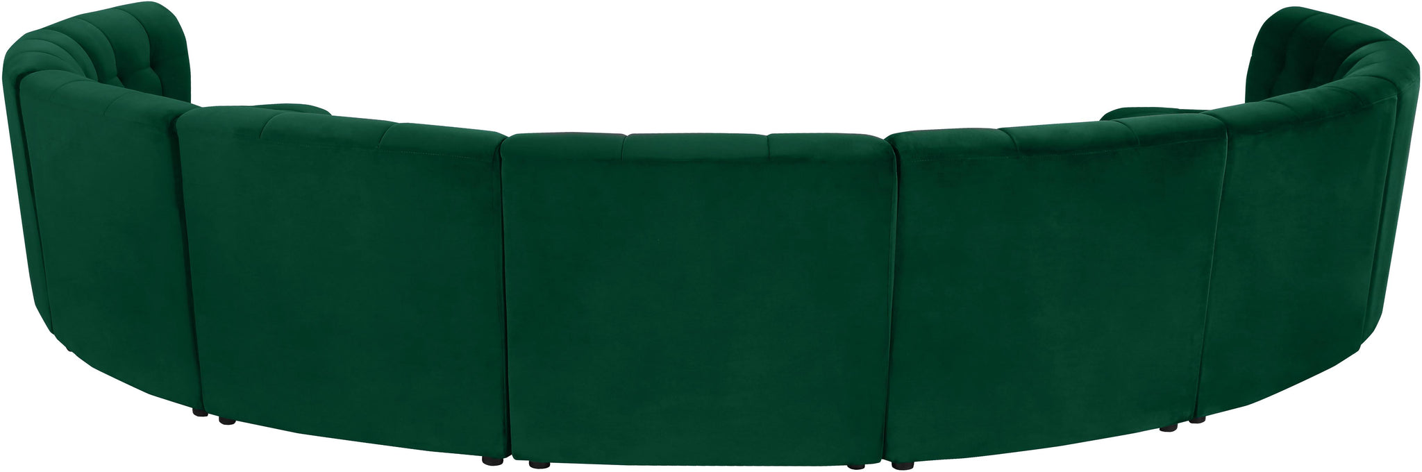 Limitless Green Velvet 9pc. Modular Sectional - Furnish 4 Less 98 (NY)*