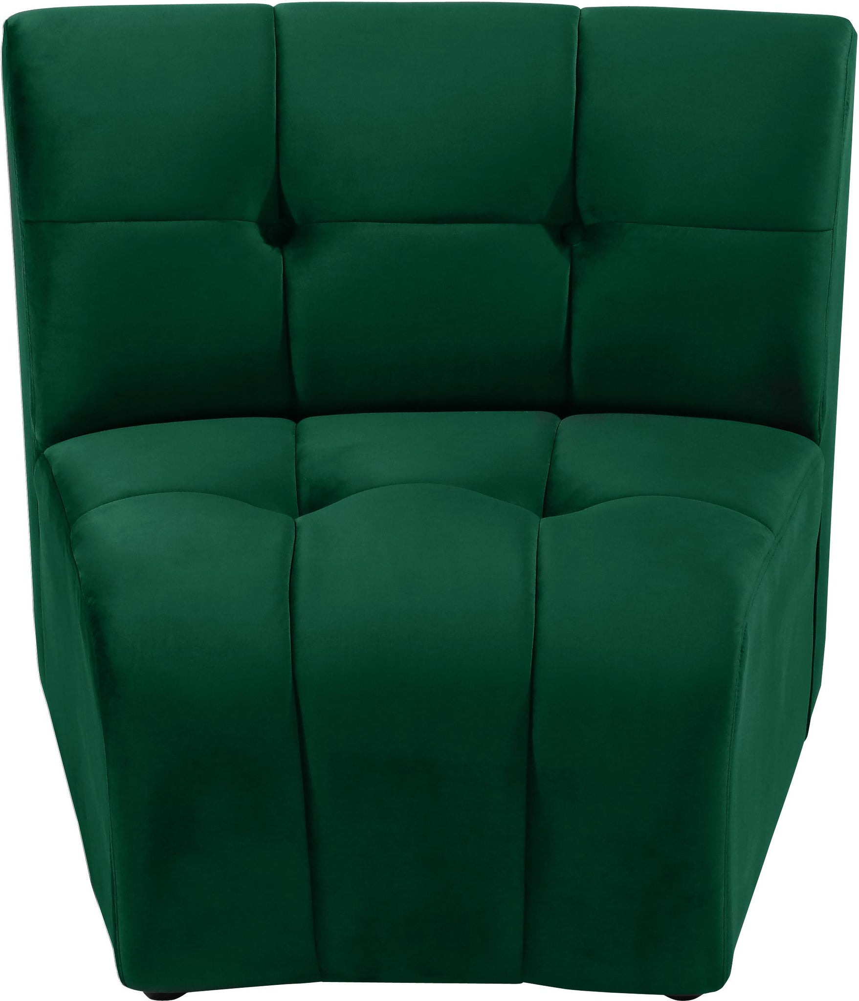 Limitless Green Velvet Modular Chair - Furnish 4 Less 98 (NY)*