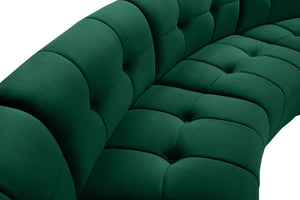 Limitless Green Velvet 15pc. Modular Sectional - Furnish 4 Less 98 (NY)*