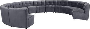 Limitless Grey Velvet 12pc. Modular Sectional - Furnish 4 Less 98 (NY)*