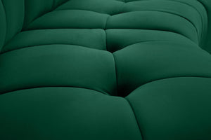 Limitless Green Velvet Modular Chair - Furnish 4 Less 98 (NY)*