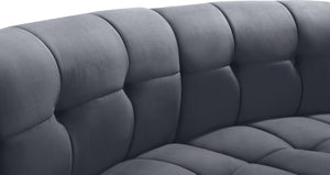 Limitless Grey Velvet 2pc. Modular Sectional - Furnish 4 Less 98 (NY)*