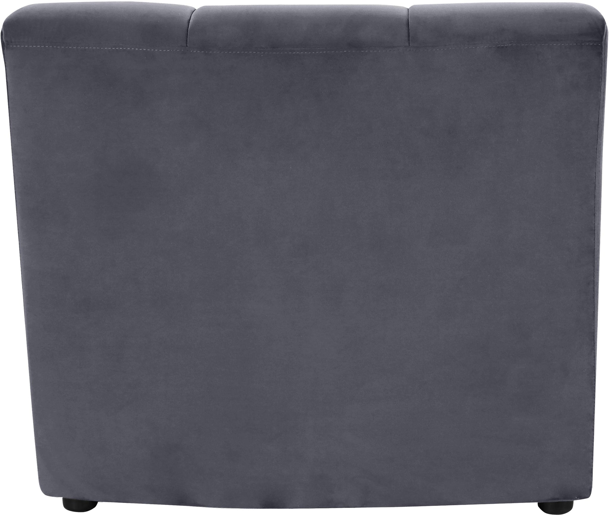 Limitless Grey Velvet Modular Chair - Furnish 4 Less 98 (NY)*