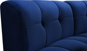 Limitless Navy Velvet 14pc. Modular Sectional - Furnish 4 Less 98 (NY)*