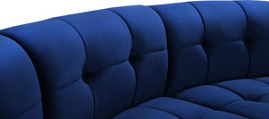 Limitless Navy Velvet 12pc. Modular Sectional - Furnish 4 Less 98 (NY)*