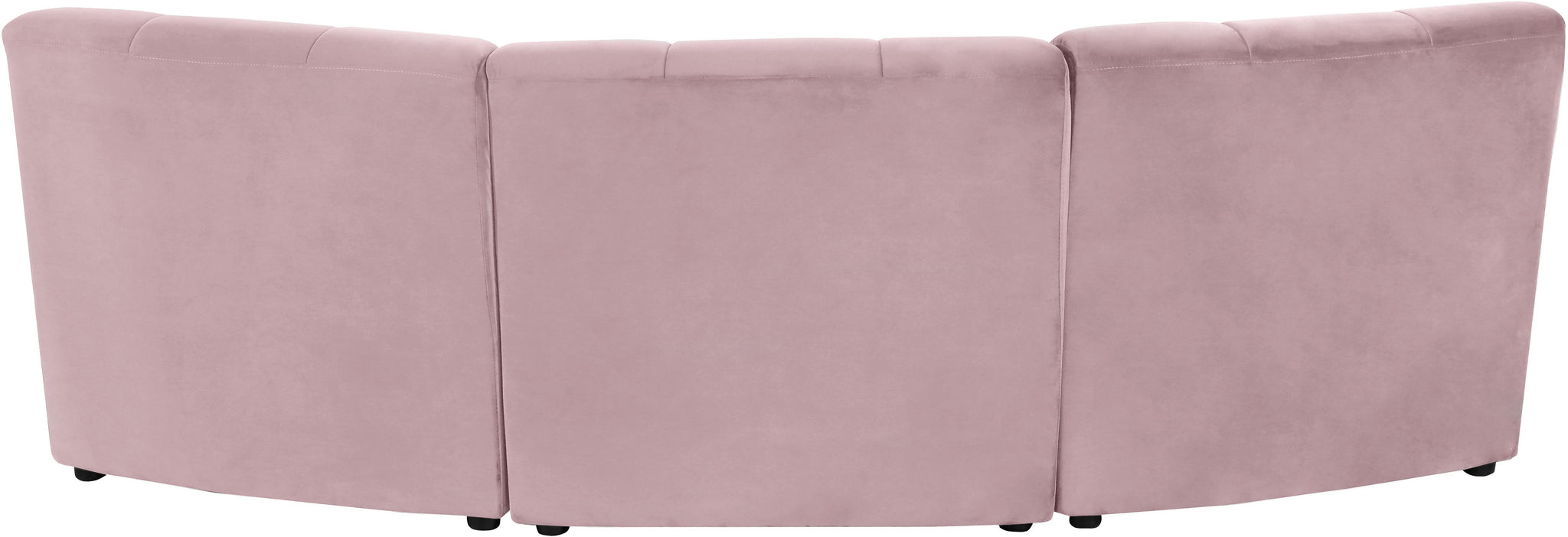 Limitless Pink Velvet 3pc. Modular Sectional - Furnish 4 Less 98 (NY)*