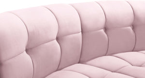 Limitless Pink Velvet 2pc. Modular Sectional - Furnish 4 Less 98 (NY)*