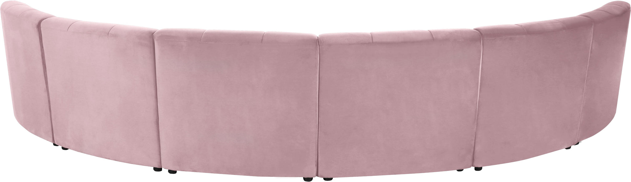 Limitless Pink Velvet 6pc. Modular Sectional - Furnish 4 Less 98 (NY)*