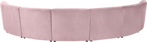 Limitless Pink Velvet 7pc. Modular Sectional - Furnish 4 Less 98 (NY)*