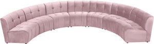 Limitless Pink Velvet 7pc. Modular Sectional - Furnish 4 Less 98 (NY)*