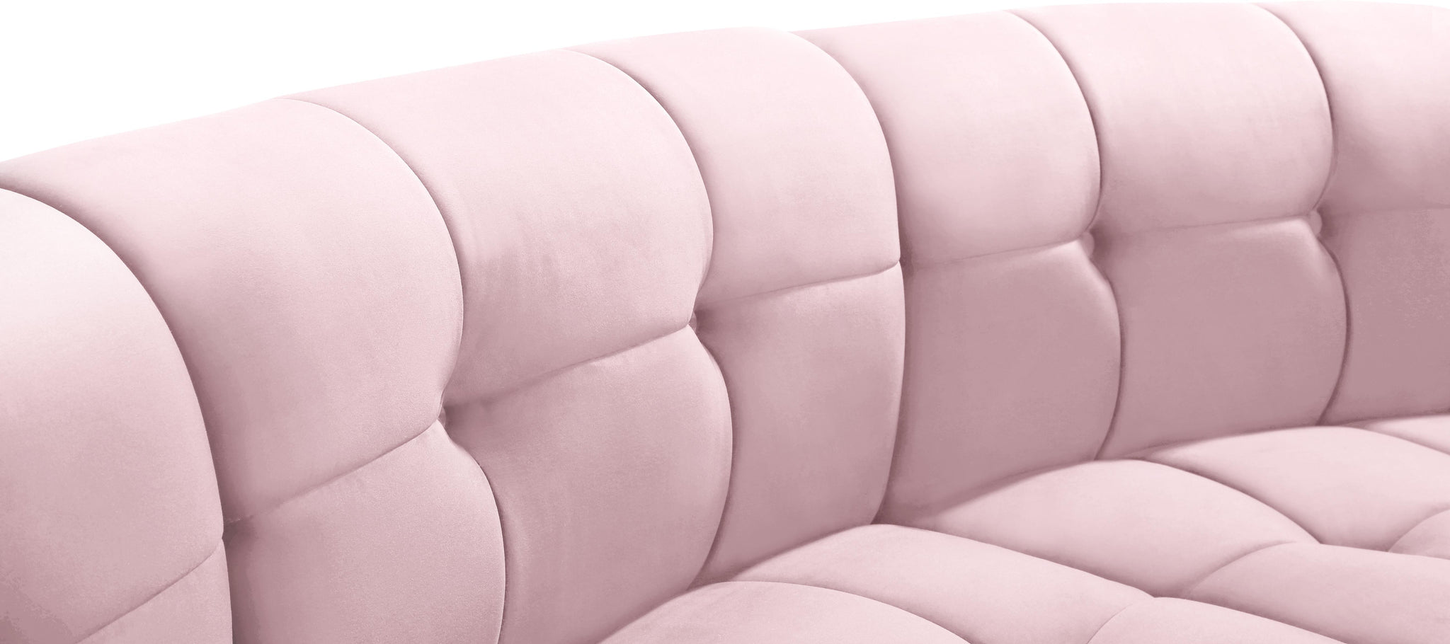 Limitless Pink Velvet 3pc. Modular Sectional - Furnish 4 Less 98 (NY)*