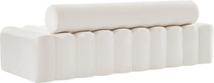 Melody Cream Velvet Sofa - Furnish 4 Less 98 (NY)*