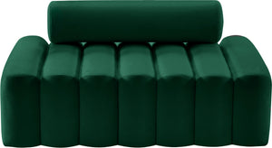 Melody Green Velvet Loveseat - Furnish 4 Less 98 (NY)*