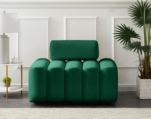 Melody Green Velvet Chair - Furnish 4 Less 98 (NY)*