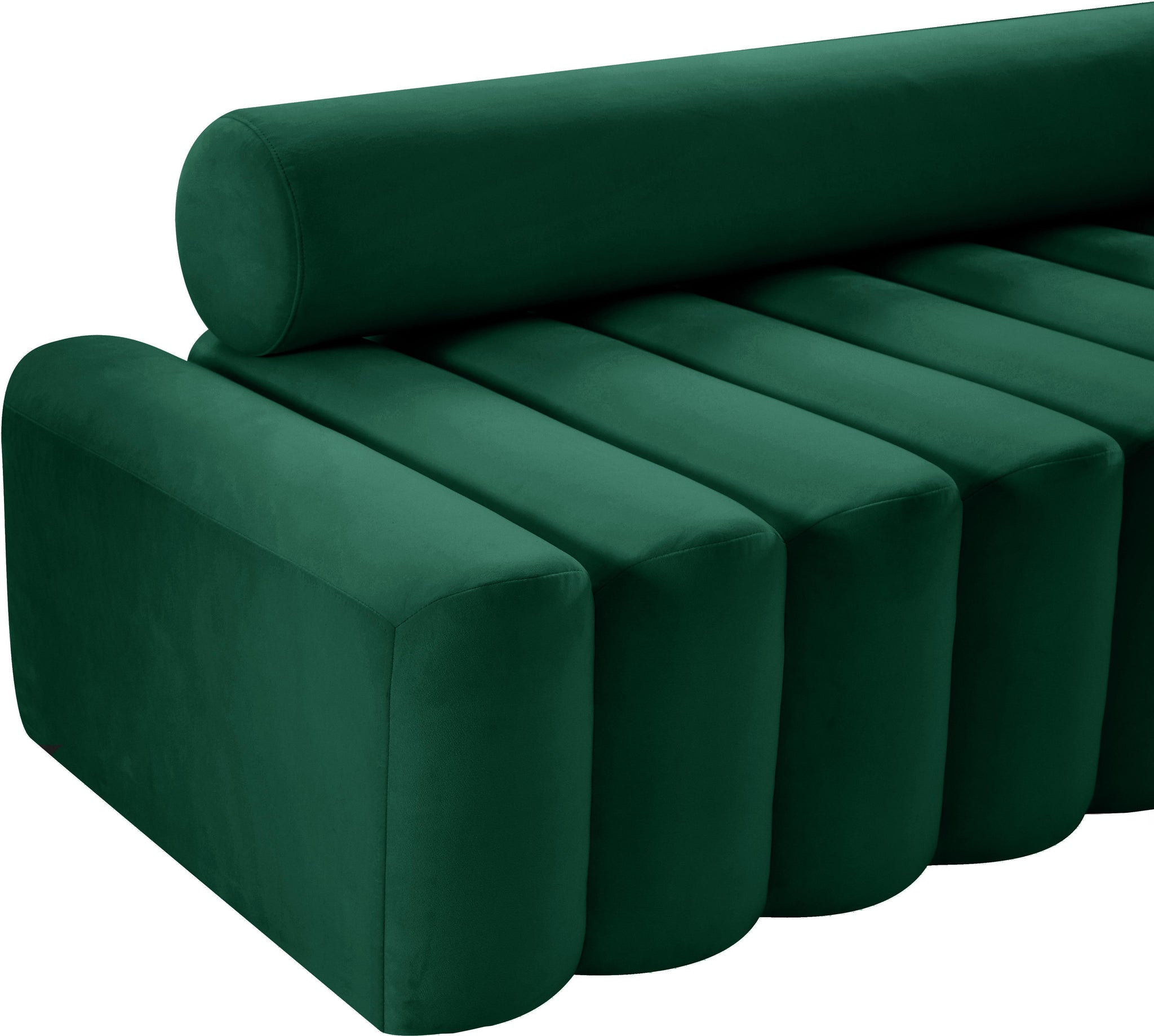 Melody Green Velvet Loveseat - Furnish 4 Less 98 (NY)*