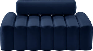 Melody Navy Velvet Loveseat - Furnish 4 Less 98 (NY)*