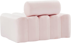 Melody Pink Velvet Chair - Furnish 4 Less 98 (NY)*