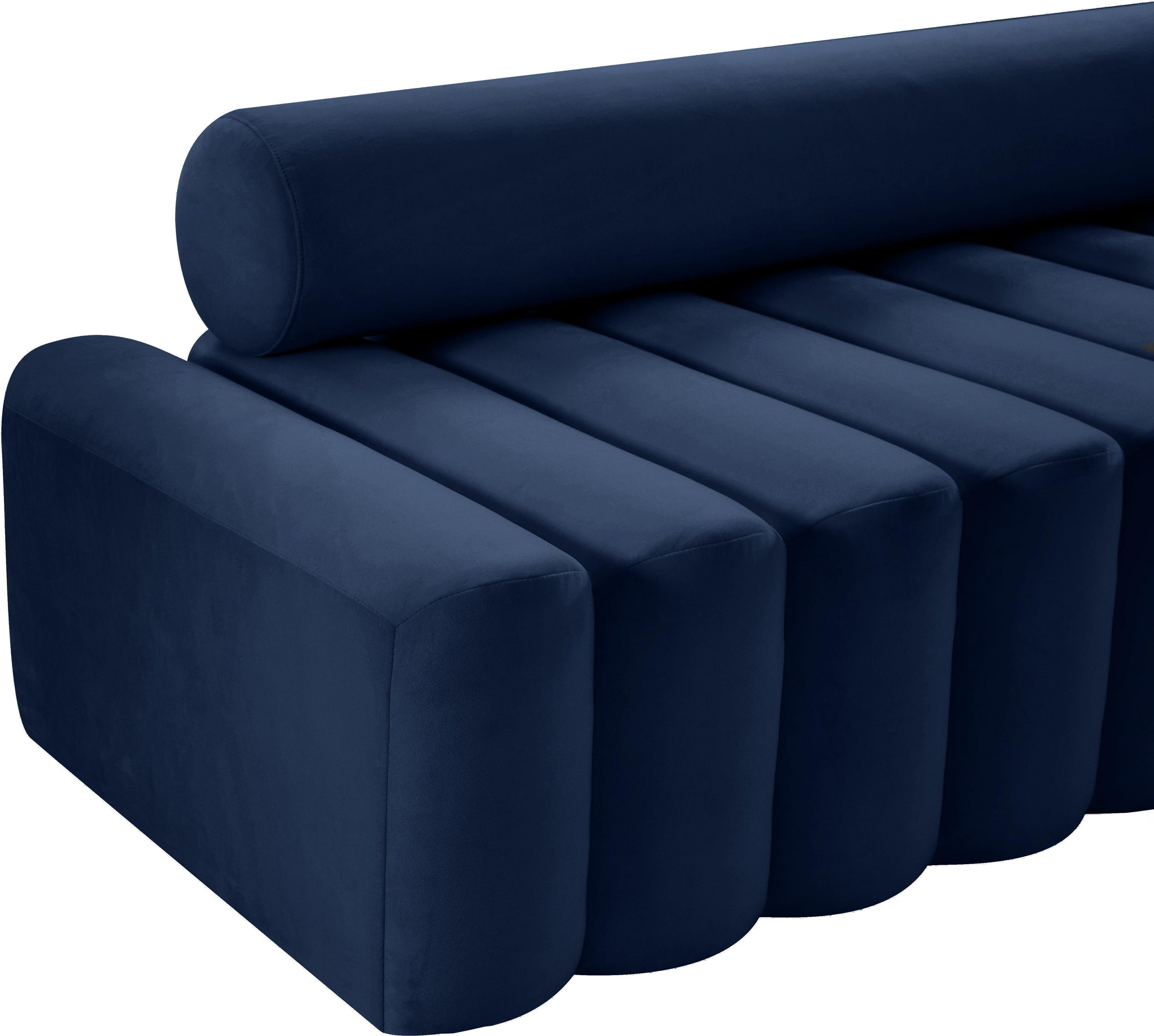 Melody Navy Velvet Loveseat - Furnish 4 Less 98 (NY)*