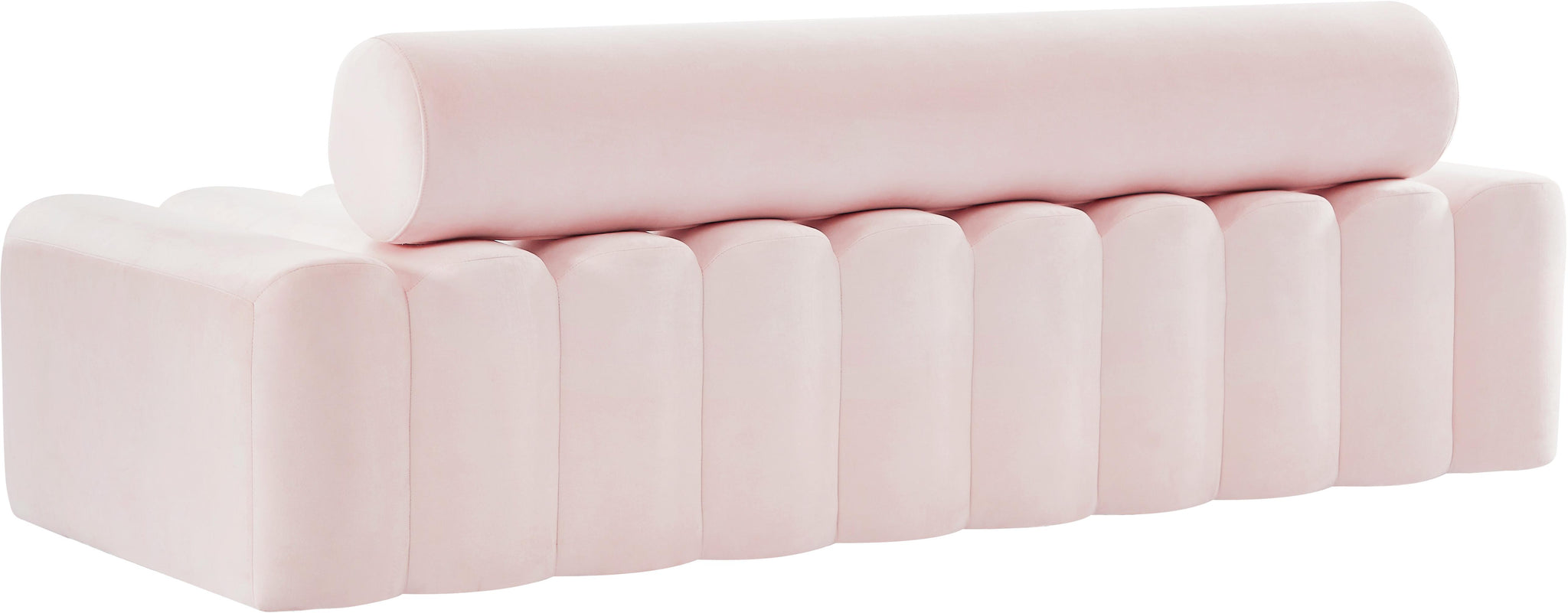 Melody Pink Velvet Sofa - Furnish 4 Less 98 (NY)*