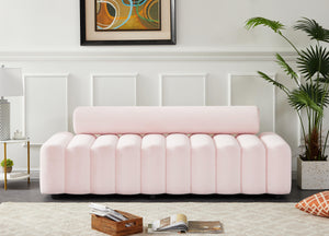 Melody Pink Velvet Sofa - Furnish 4 Less 98 (NY)*