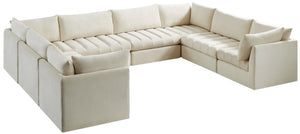 Jacob Cream Velvet Modular Sectional - Furnish 4 Less 98 (NY)*