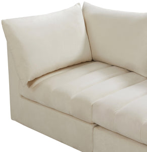 Jacob Cream Velvet Modular Sectional - Furnish 4 Less 98 (NY)*