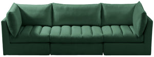 Jacob Green Velvet Modular Sofa - Furnish 4 Less 98 (NY)*