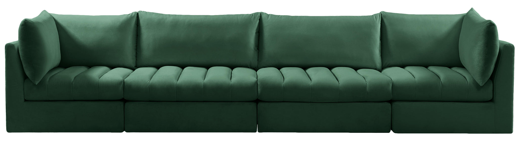 Jacob Green Velvet Modular Sofa - Furnish 4 Less 98 (NY)*